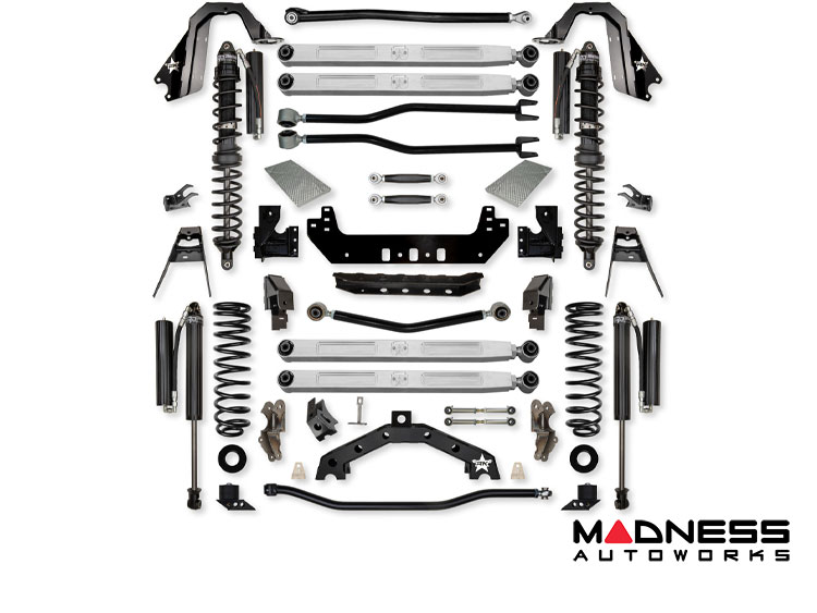 Jeep Wrangler JL Lift Kit - 4.5in - Adventure X2 - Pro Elite (No Limits) Long Arm - 4DR Gas Model - Comp System Stage 1